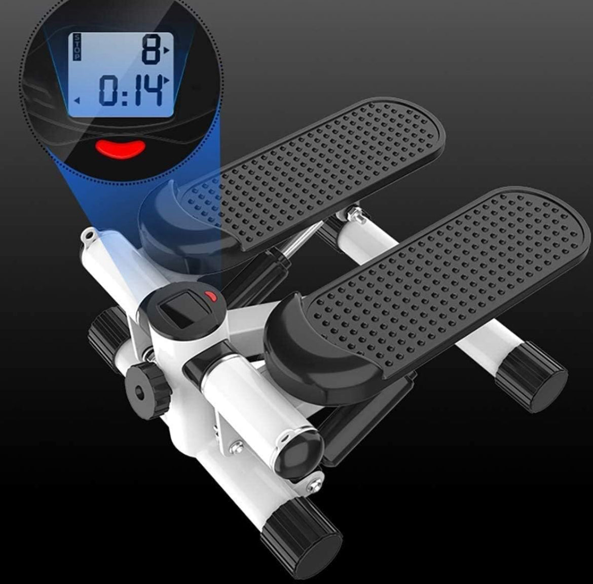 Mini Stepper avec écran Multifonctions et Cordes Élastique