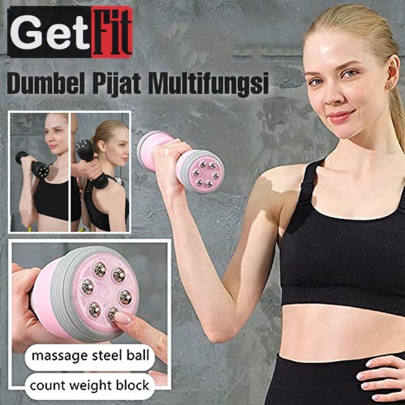 Multifonctional massage dumbbells