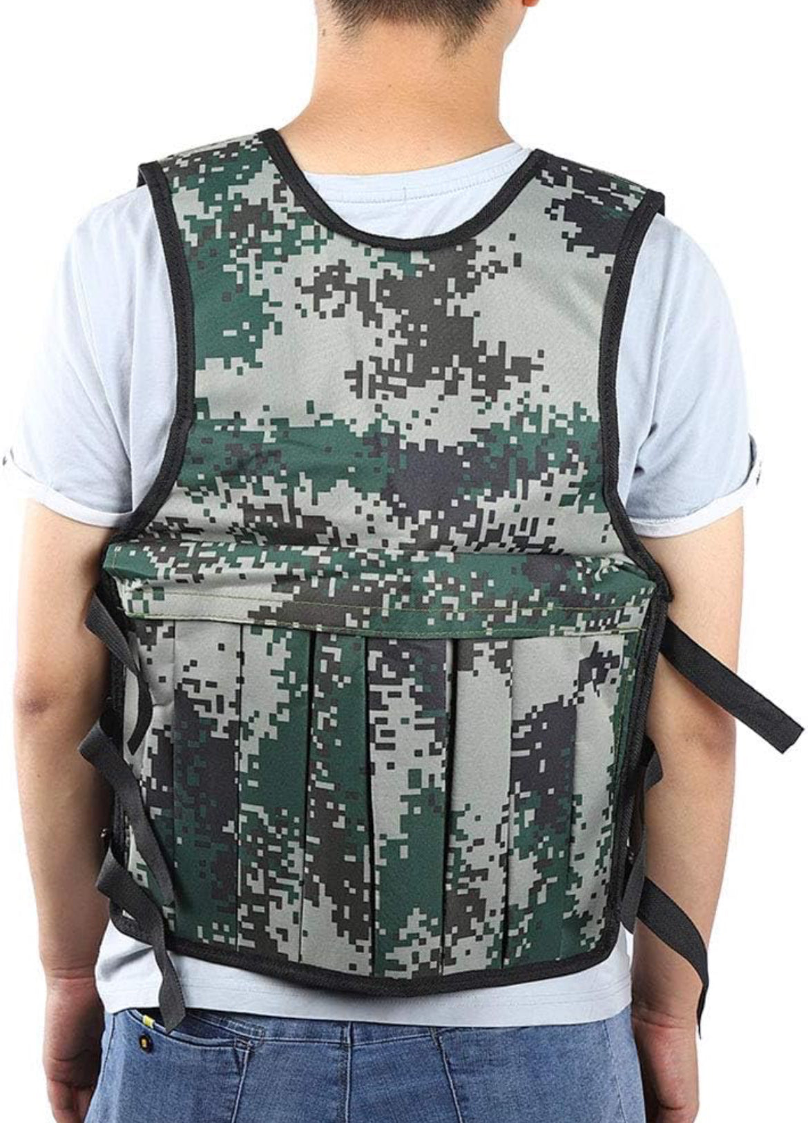 Gilet lesté pour entraînement de force poids maximum de 20 kg