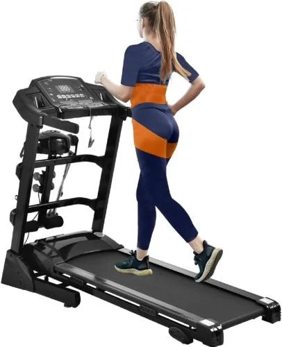 Tapis roulant électrique multifonctions avec écran LED pour équipement de gym