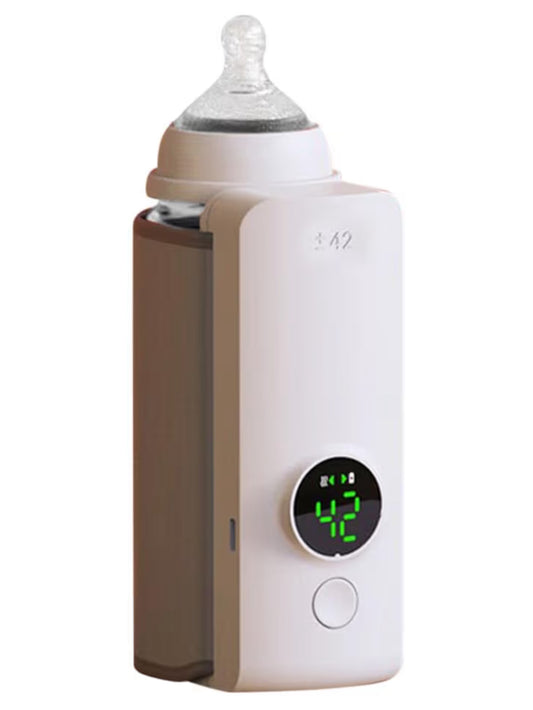 Chauffe-biberon portable avec écran LCD Sac pour biberon universel avec 6 niveaux de réglage de la température