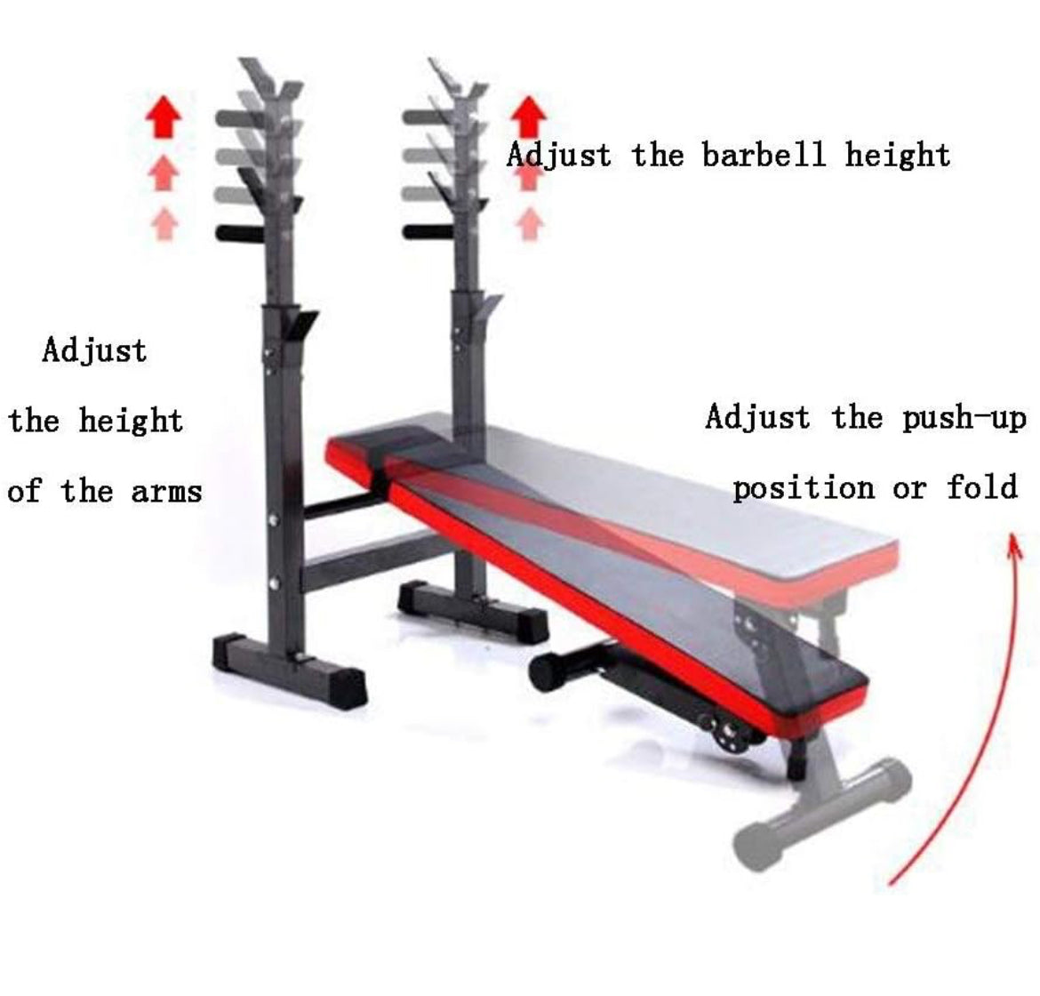 Banc de musculation professionnel à domicile multifonction