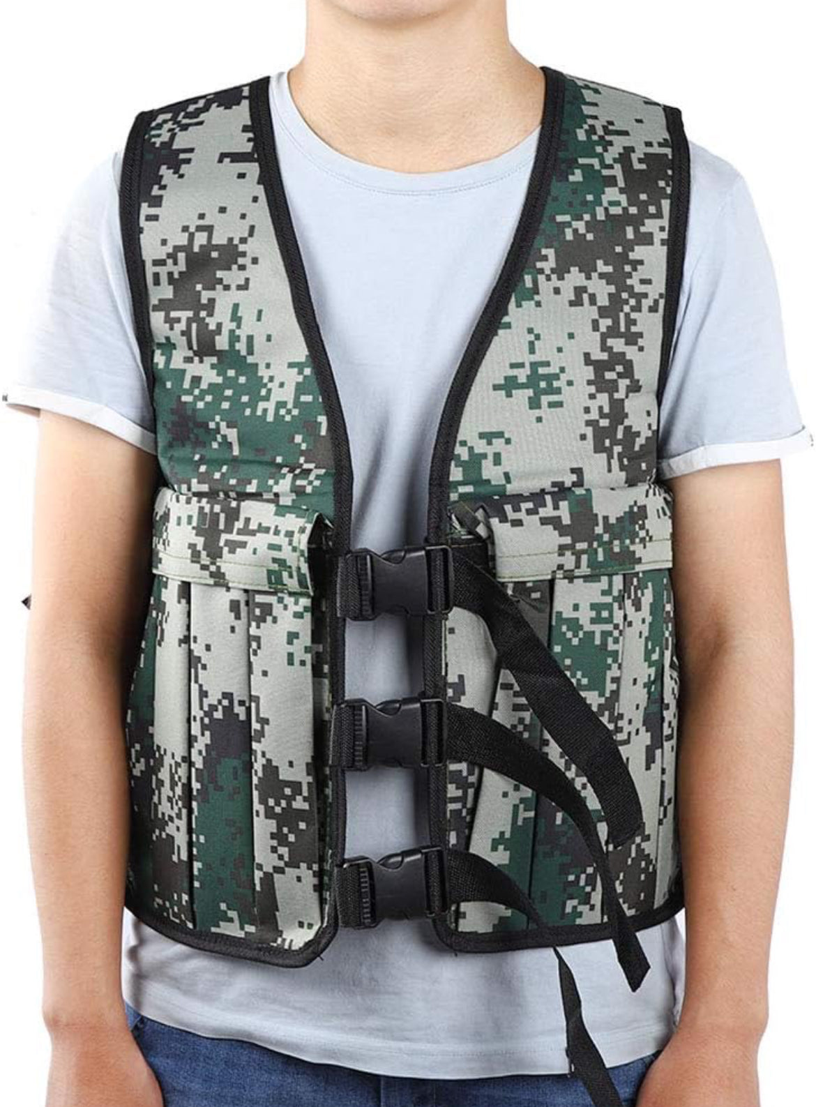 Gilet lesté pour entraînement de force poids maximum de 20 kg