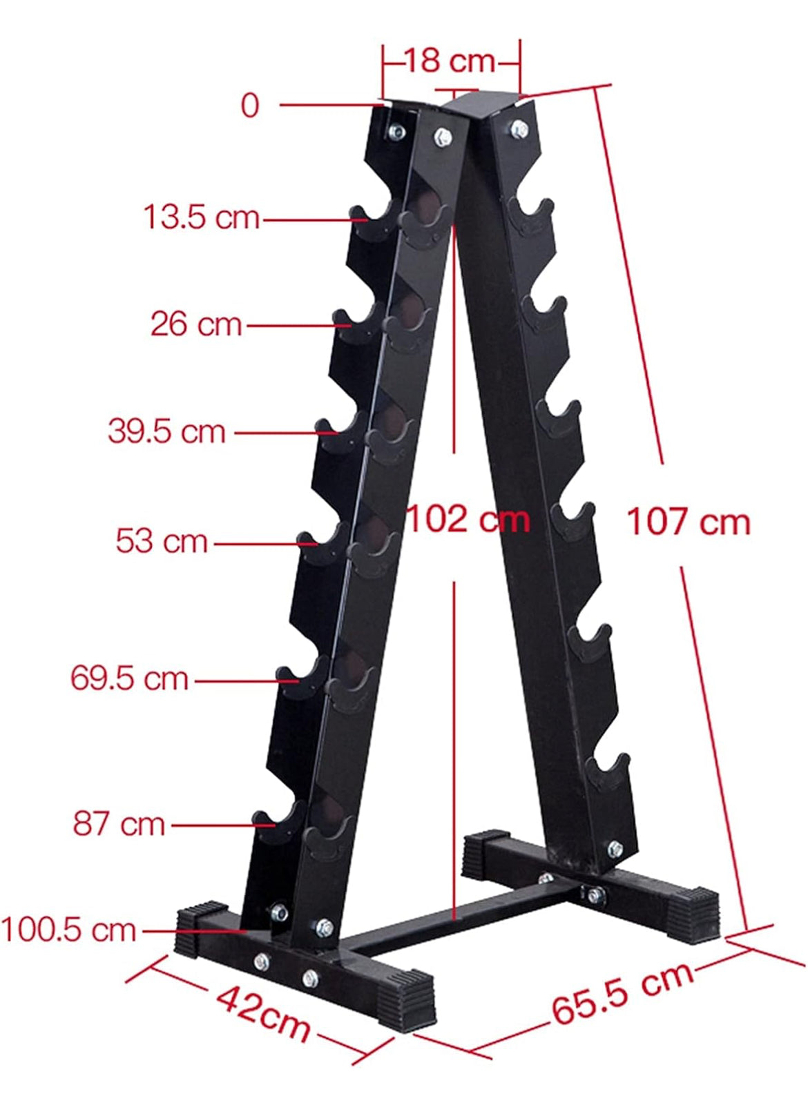 Support de Charge Pliable en Acier de trépied 200kg Non lâche 3/6 Couche
