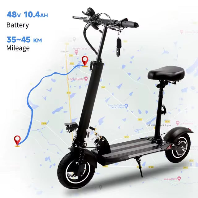 Scooter électrique avec siège pour adultes