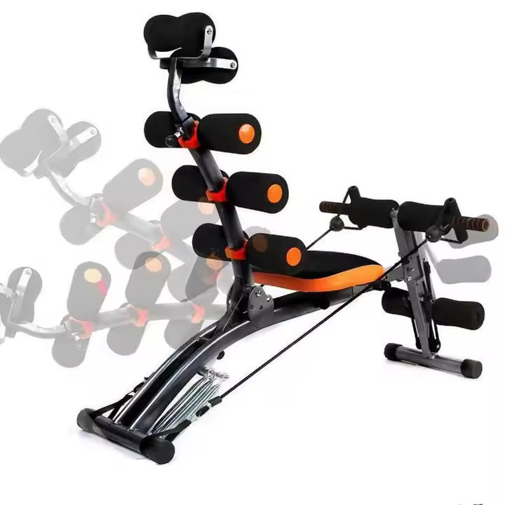 Banc multifonctions pour abdominaux fitness avec bande résistance