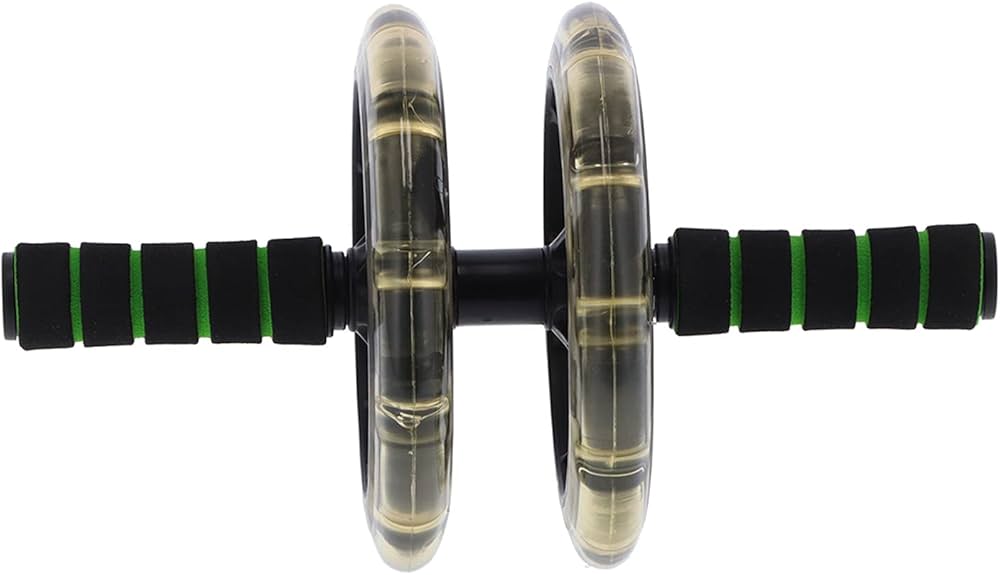 Rouleau de roue abdominale antidérapant à double roues