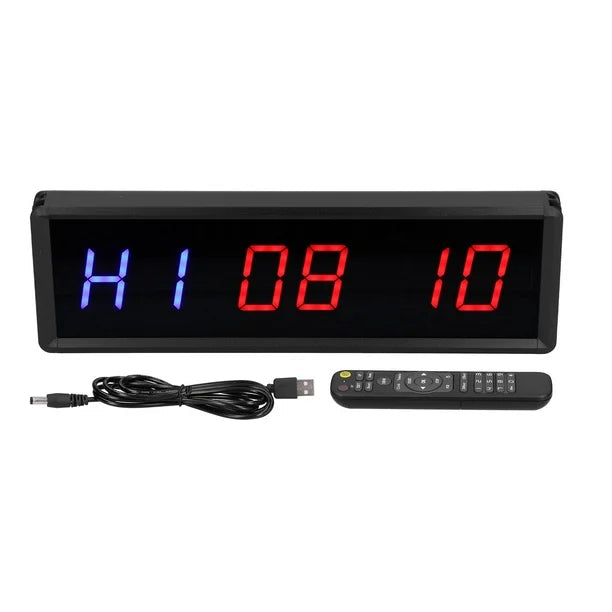Horloge / Minuteur Digital LED – Affichage Clair & Ultra Visible