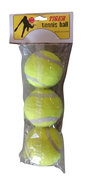 Lot de 3 balles tennis