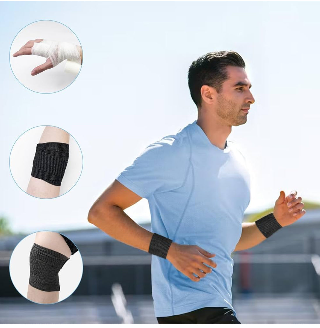 Rouleaux de bandages auto-adhésifs