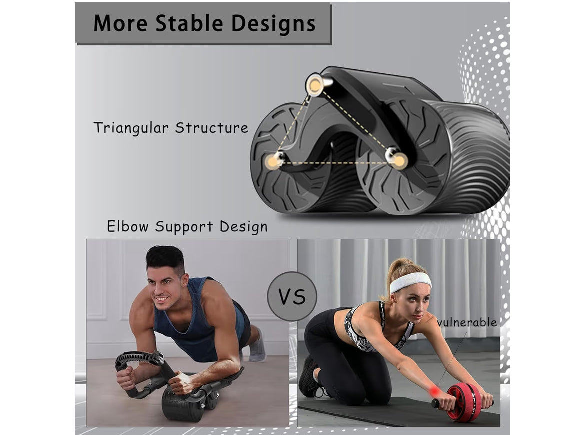 Rouleau Ab avec support de coude et support de téléphone