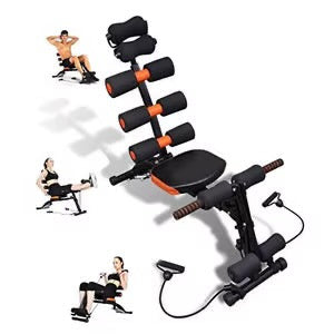 Fitness Banc multifonctions pour abdominaux fitness avec bande résistance