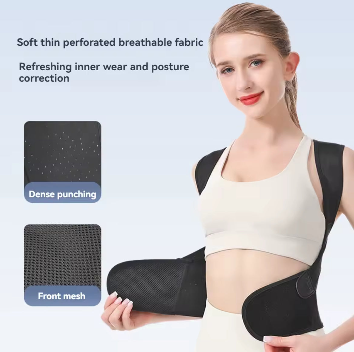 Ceinture de soutien de correction de posture arrière