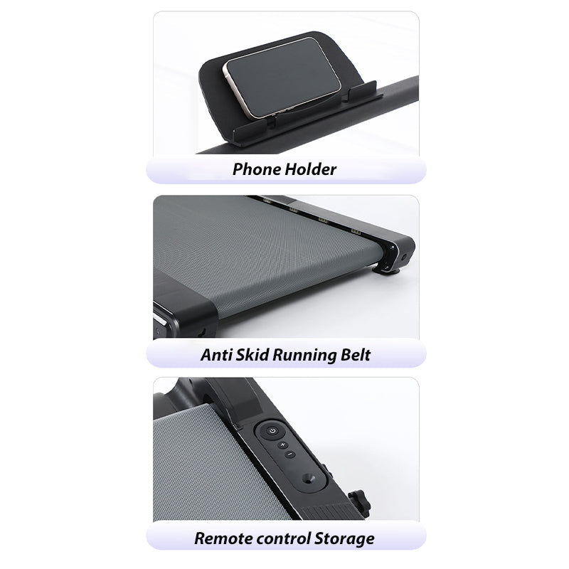 Tapis de course connecté pliable avec application & télécommande (BTSS)