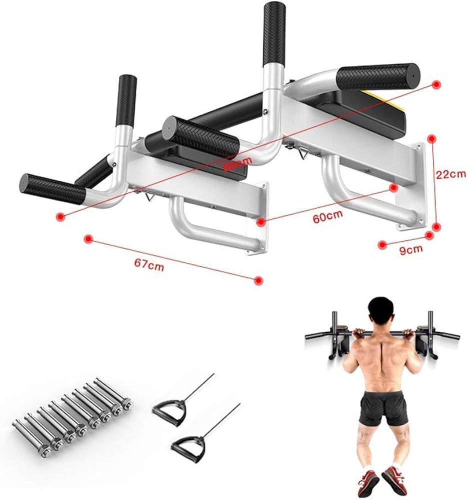 Barre de Traction Murale à Prise Multiple avec cintres pour Cordes
