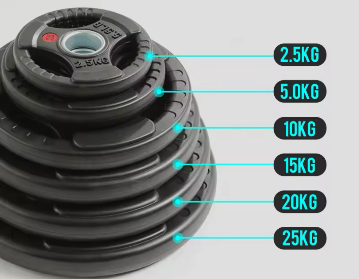 Plaques d’haltères dures 2,5kg-20kg