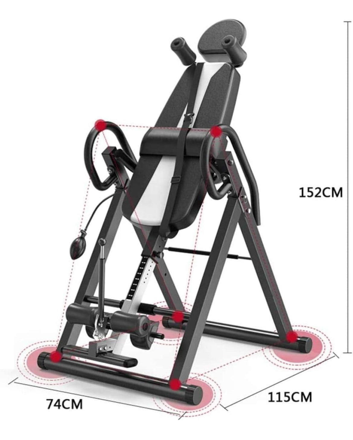Table d'inversion pliable et résistante