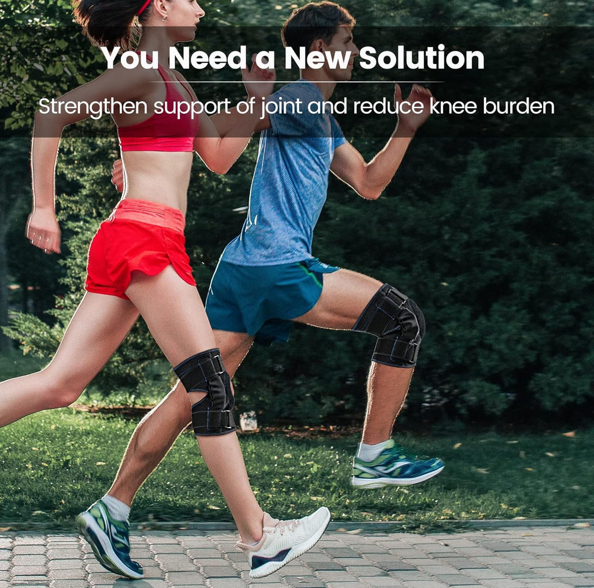 Genouillère articulée pour femmes/hommes, douleurs articulaires,