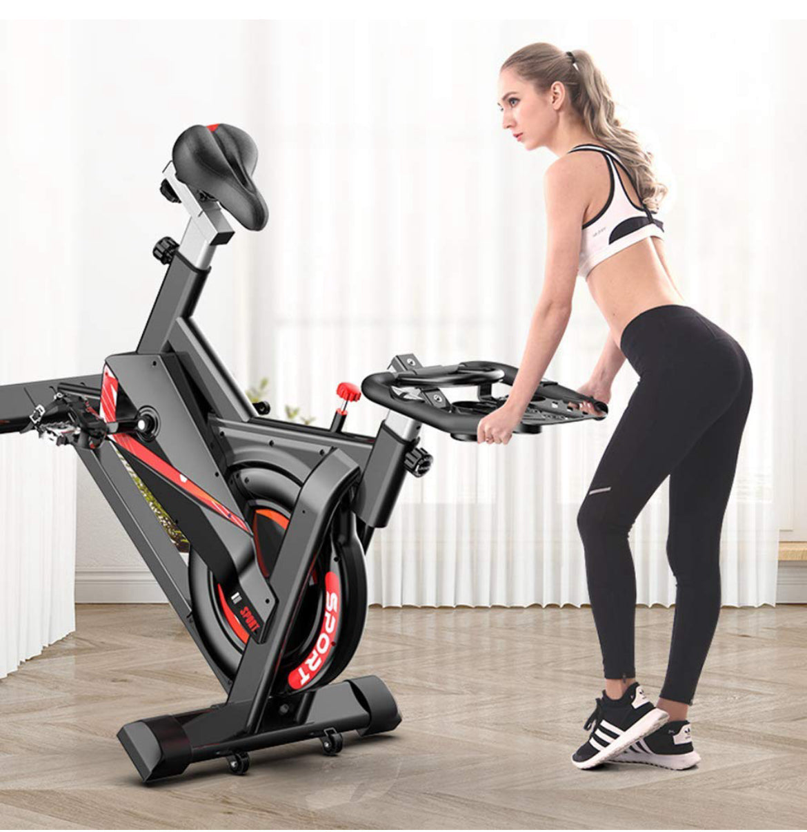 Vélo d'intérieur Spinning Fitness ultra-silencieux