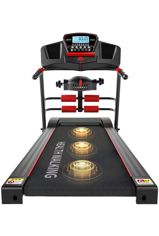 Tapis de course pliable multifonction avec écran LED & rouleaux de massage (BTSS)