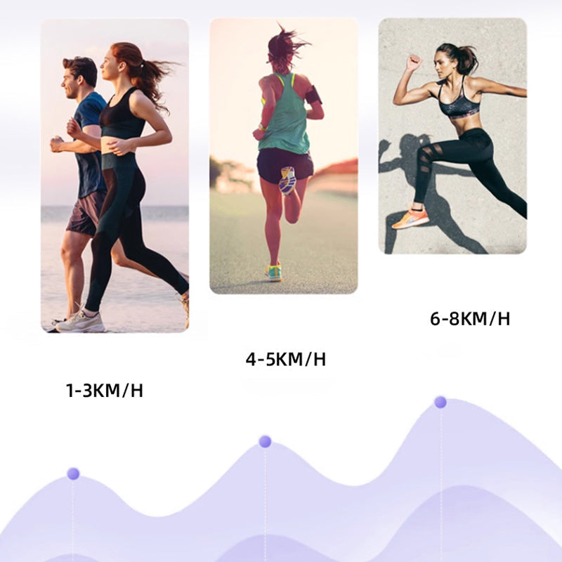 Tapis de course connecté pliable avec application & télécommande (BTSS)