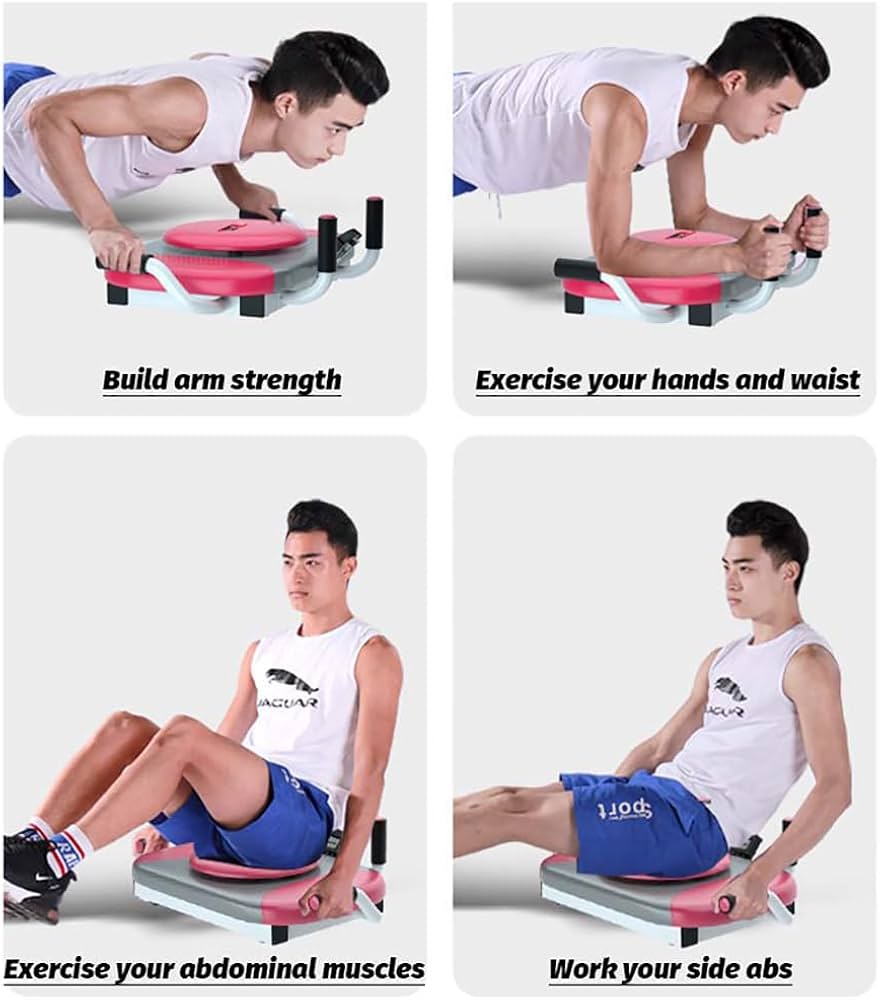 Appareil de musculation avec support pour planche et coussin de torsion à rotation à 360°