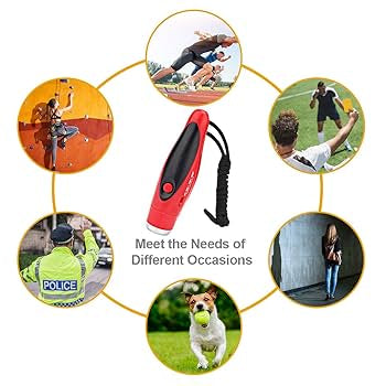 Sifflet électronique avec lanière réglable, volume élevé à 3 tons