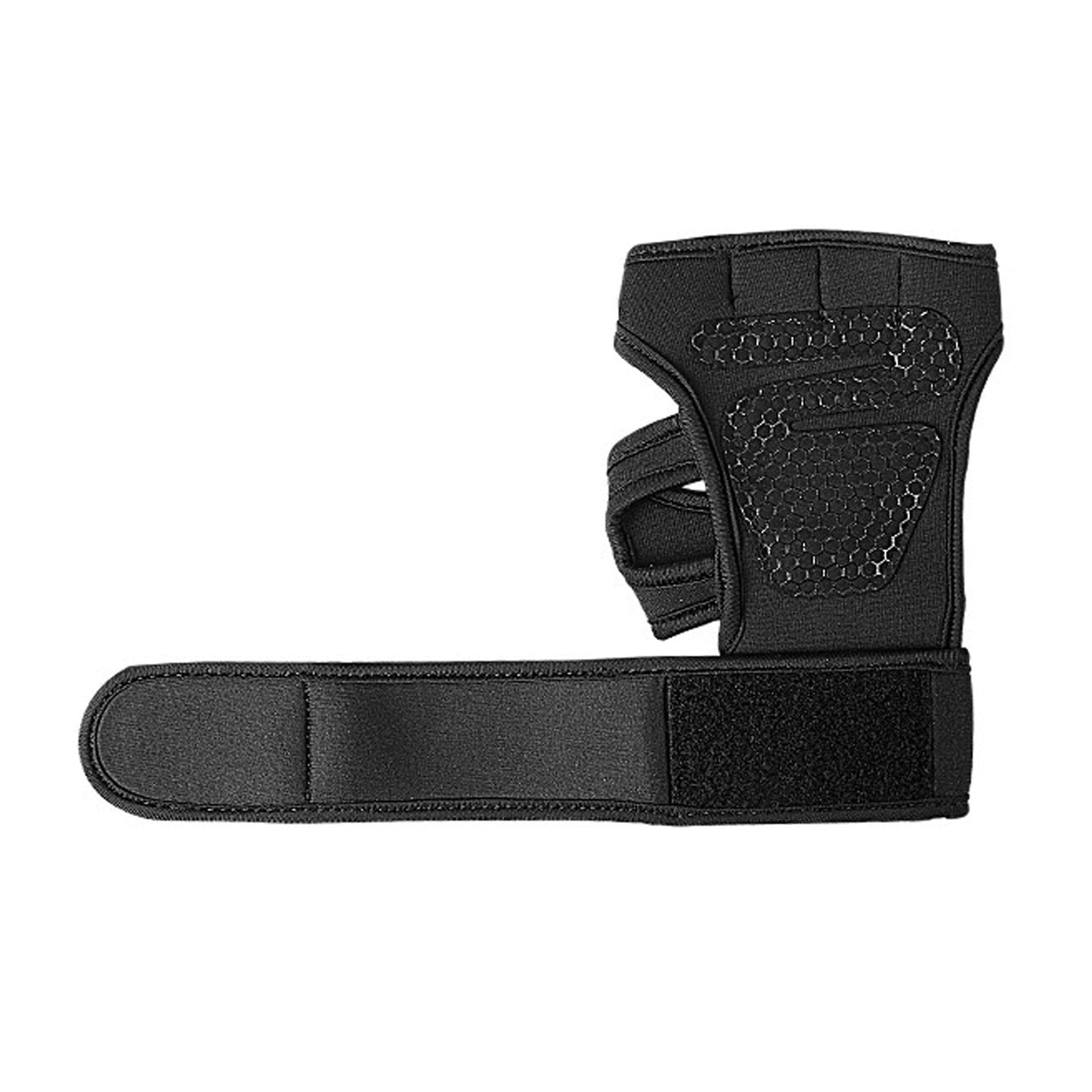 Gants avec Bracelet de Poignet Sport Haute Élasticité Absorption de la Sueur Antidérapant