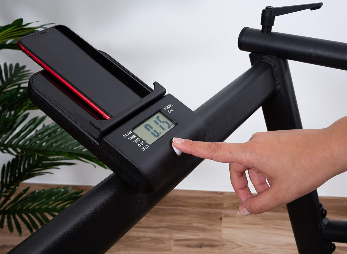 Tapis de course GLOBAL RELAX Vitesses de 1 à 20 km/heure Inclinaison automatique et manuelle (Ecran LCD et digital Bluetooth USB)