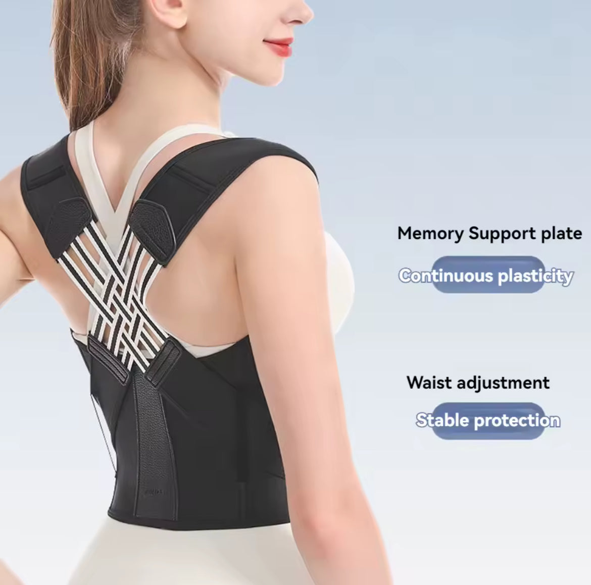 Ceinture de soutien de correction de posture arrière