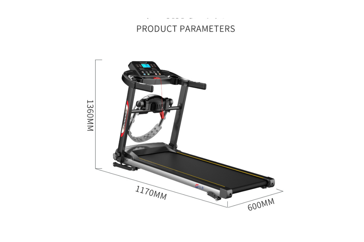 Tapis roulant 2 en 1 pour la maison - Tapis roulant motorisé sous le bureau de 3,0 HP avec télécommande et écran LED