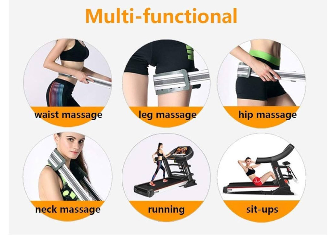 Tapis de course multifonction avec rouleaux de massage & écran digital (BTSS)