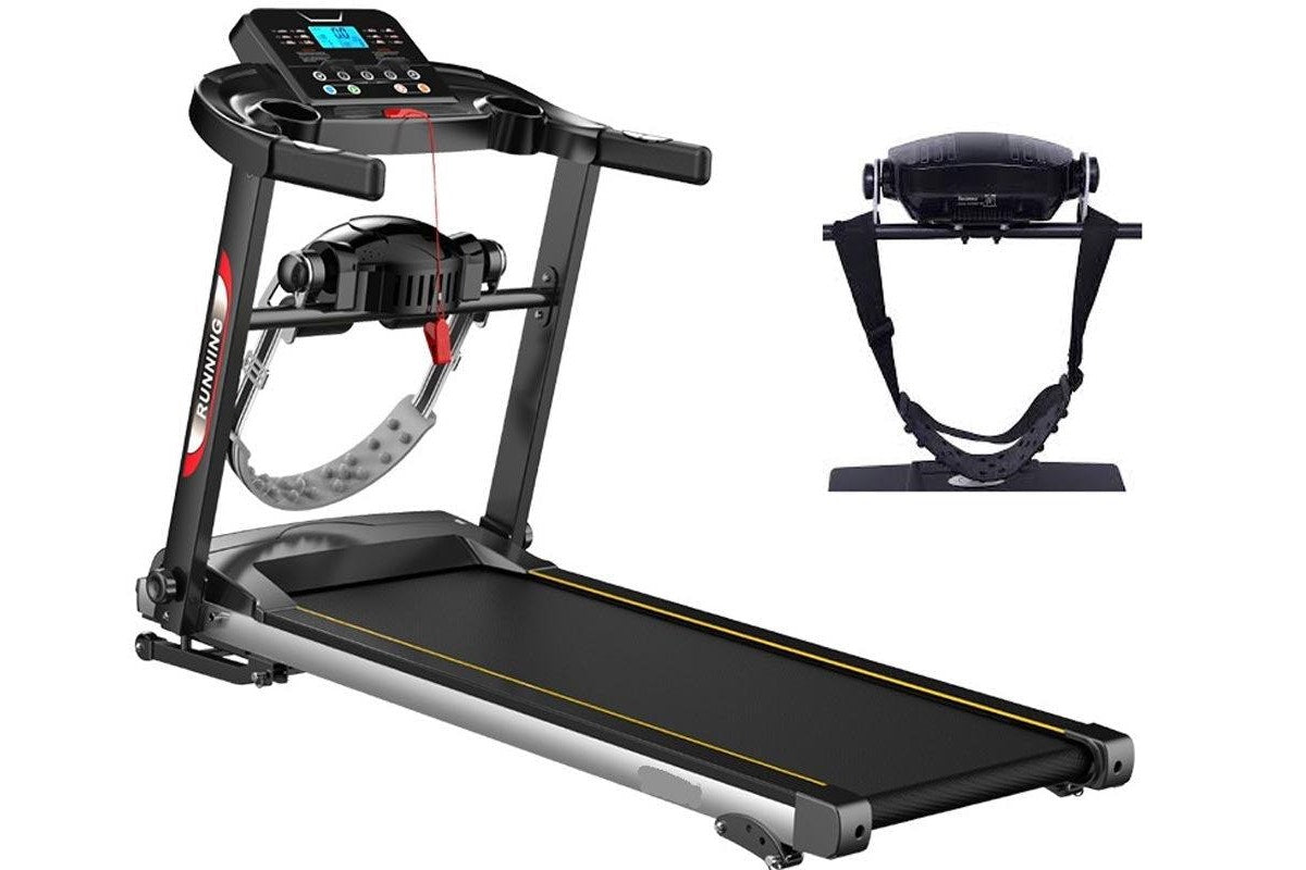 Tapis roulant 2 en 1 pour la maison - Tapis roulant motorisé sous le bureau de 3,0 HP avec télécommande et écran LED