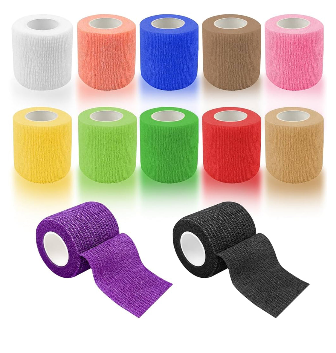 Rouleaux de bandages auto-adhésifs