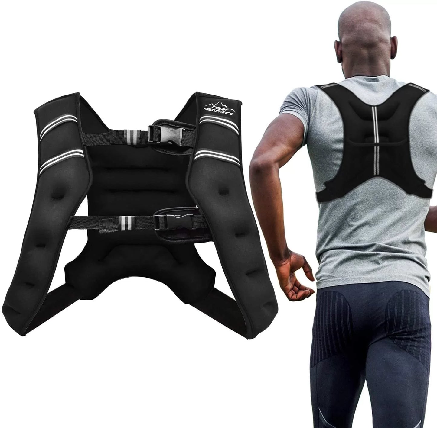 Gilet de musculation au design intime confortable à utiliser pour le renforcement musculaire