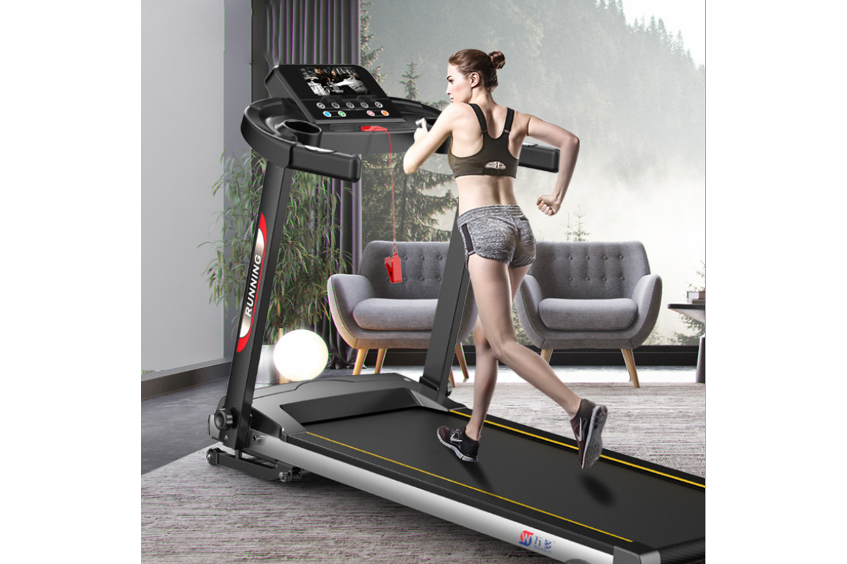 Tapis roulant 2 en 1 pour la maison - Tapis roulant motorisé sous le bureau de 3,0 HP avec télécommande et écran LED