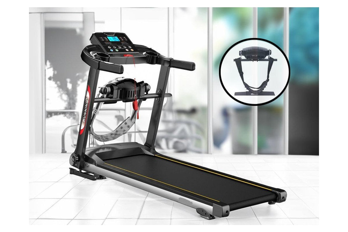 Tapis roulant 2 en 1 pour la maison - Tapis roulant motorisé sous le bureau de 3,0 HP avec télécommande et écran LED