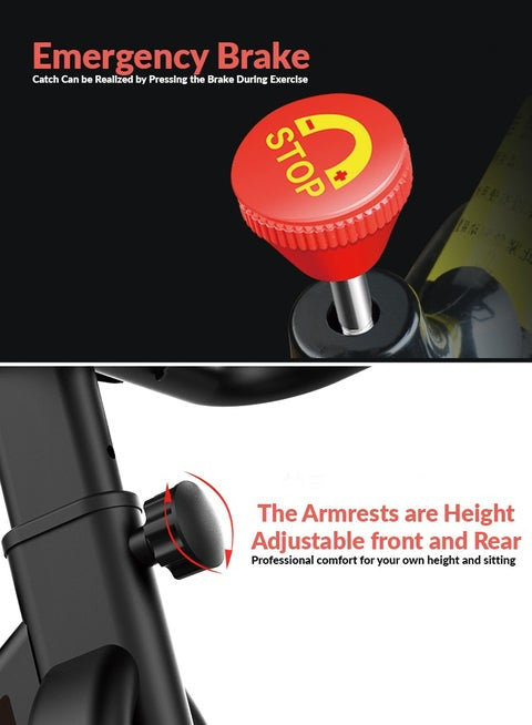 Vélo pneumatique à rotation robuste - avec une capacité de poids de 150 kg et un volant d'inertie durable