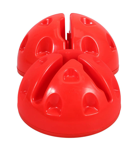 Paires Base de drapeau de coin de football remplie d'eau pour l'entraînement d'agilité