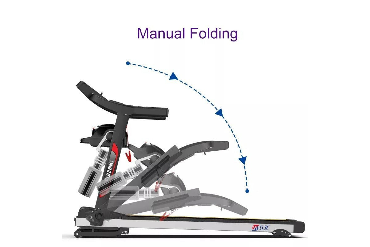 Tapis roulant 2 en 1 pour la maison - Tapis roulant motorisé sous le bureau de 3,0 HP avec télécommande et écran LED