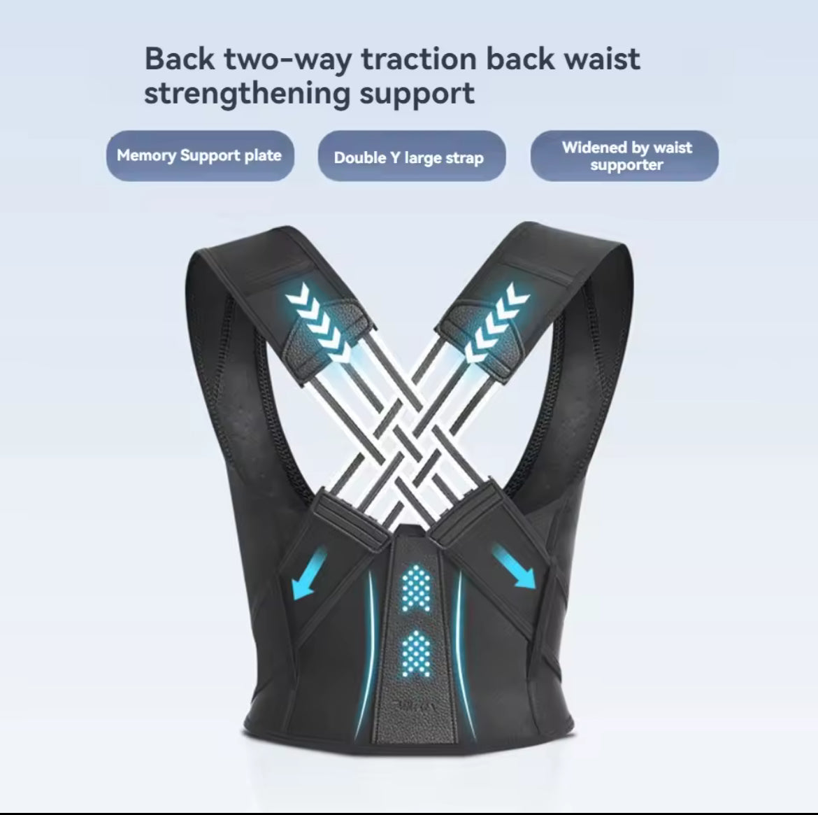 Ceinture de soutien de correction de posture arrière