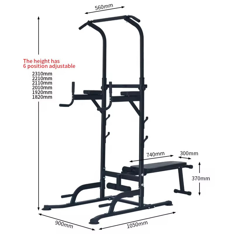 Banc de musculation multifonction et élévateur de jambes avec banc de musculation pliable, (équipement de fitness pour la maison et la gym)