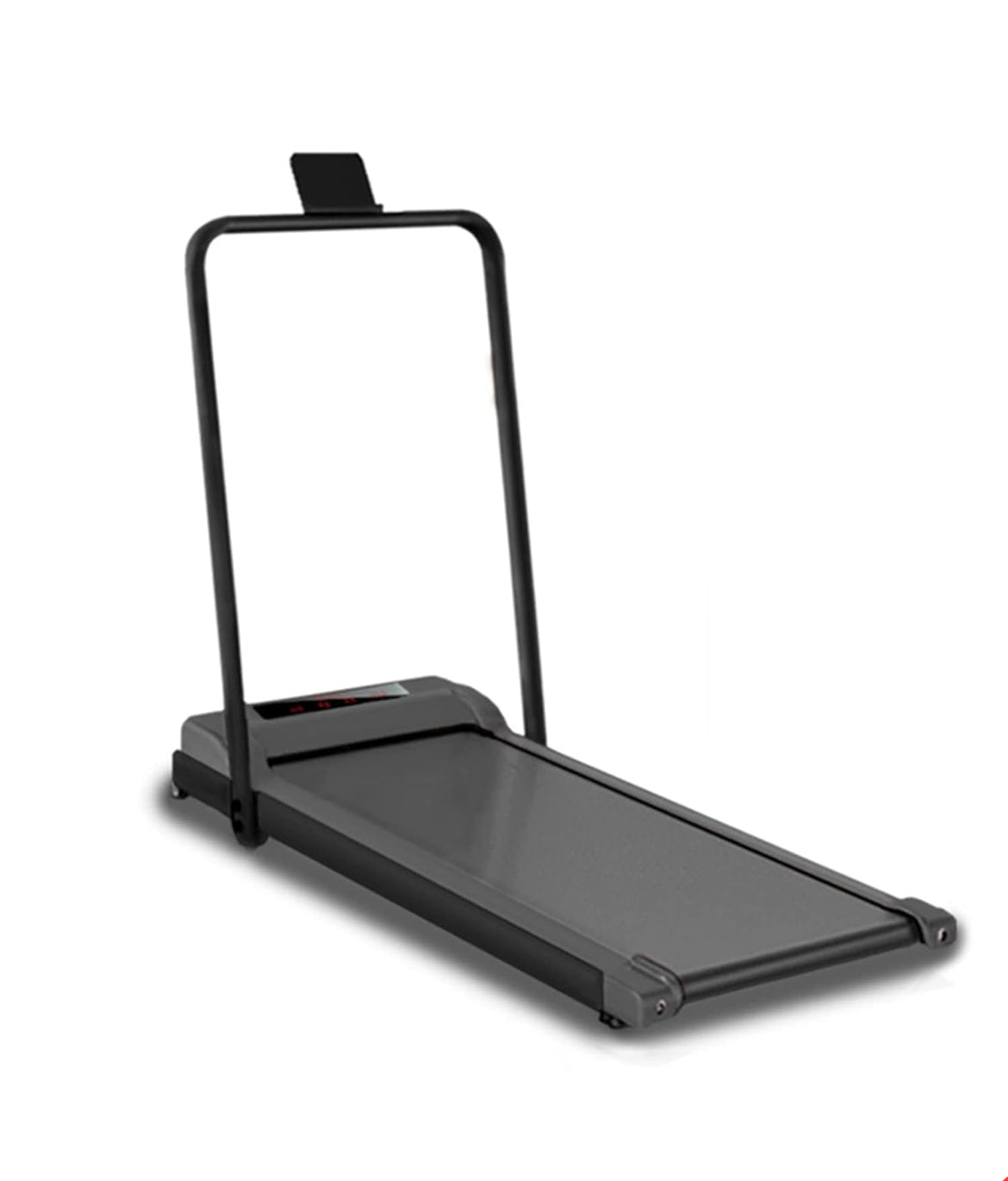 Tapis roulant 2 en 1 mode de marche jusqu'à 8 km/h avec application bluetooth porte-tablette et télécommande Installation facile