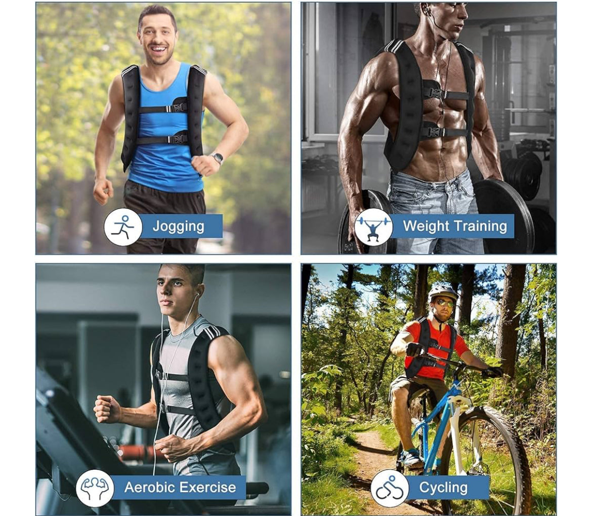 Gilet de musculation au design intime confortable à utiliser pour le renforcement musculaire