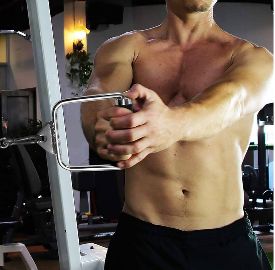 Poignée de Traction Courte,du Câble Biceps Fixation