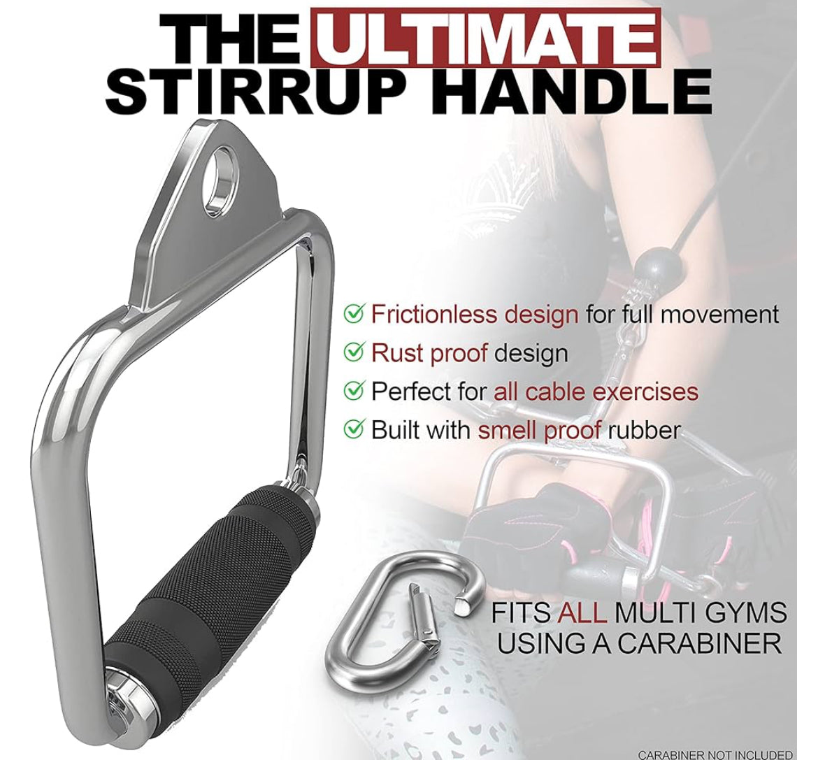 Poignée de Traction Courte,du Câble Biceps Fixation