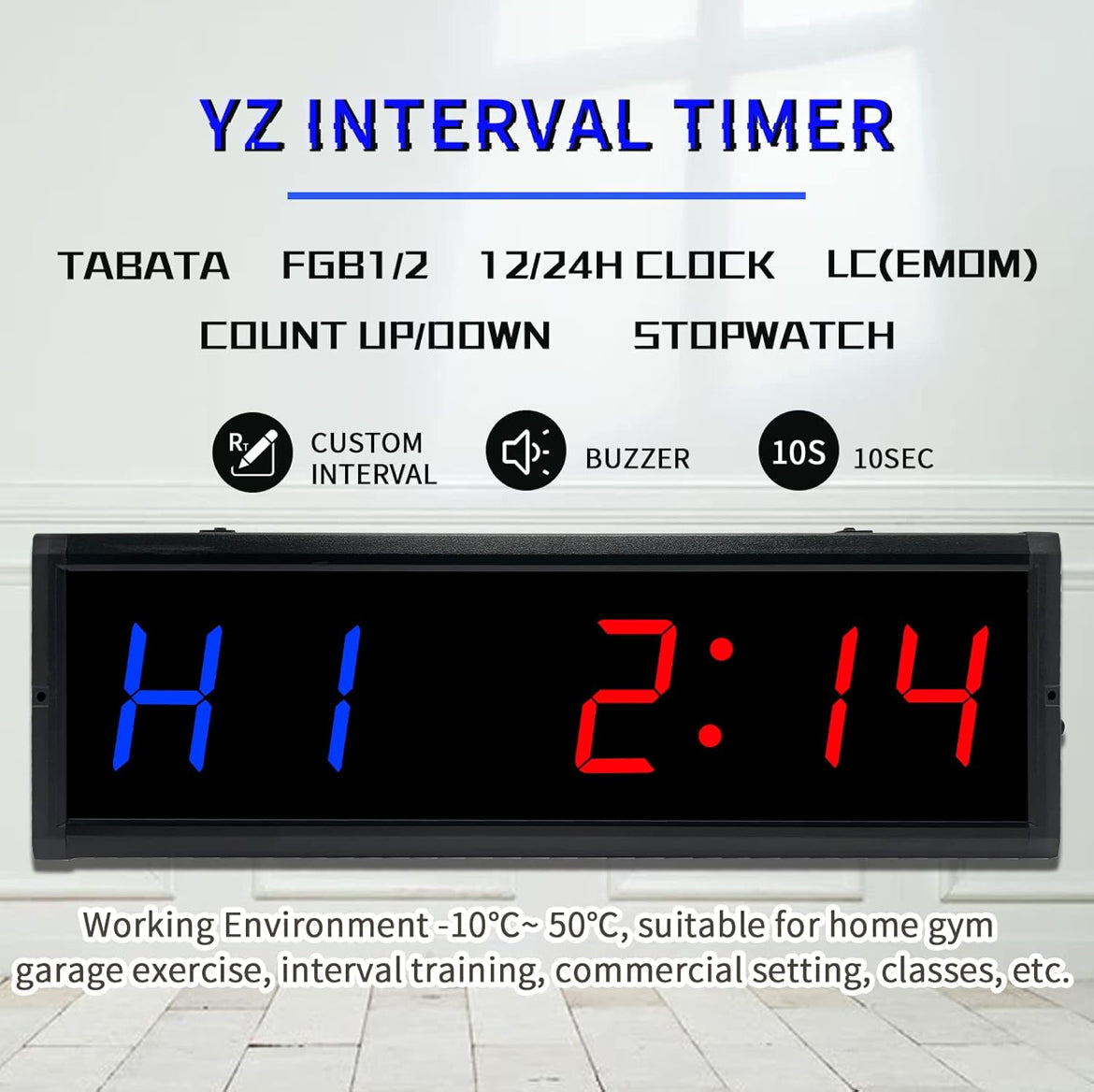 Horloge / Minuteur Digital LED – Affichage Clair & Ultra Visible