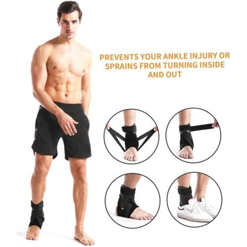 Attelle de Cheville – Soutien Réglable pour Sport et Rééducation - Lewndi Tech