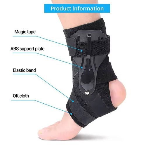 Attelle de Cheville – Soutien Réglable pour Sport et Rééducation - Lewndi Tech