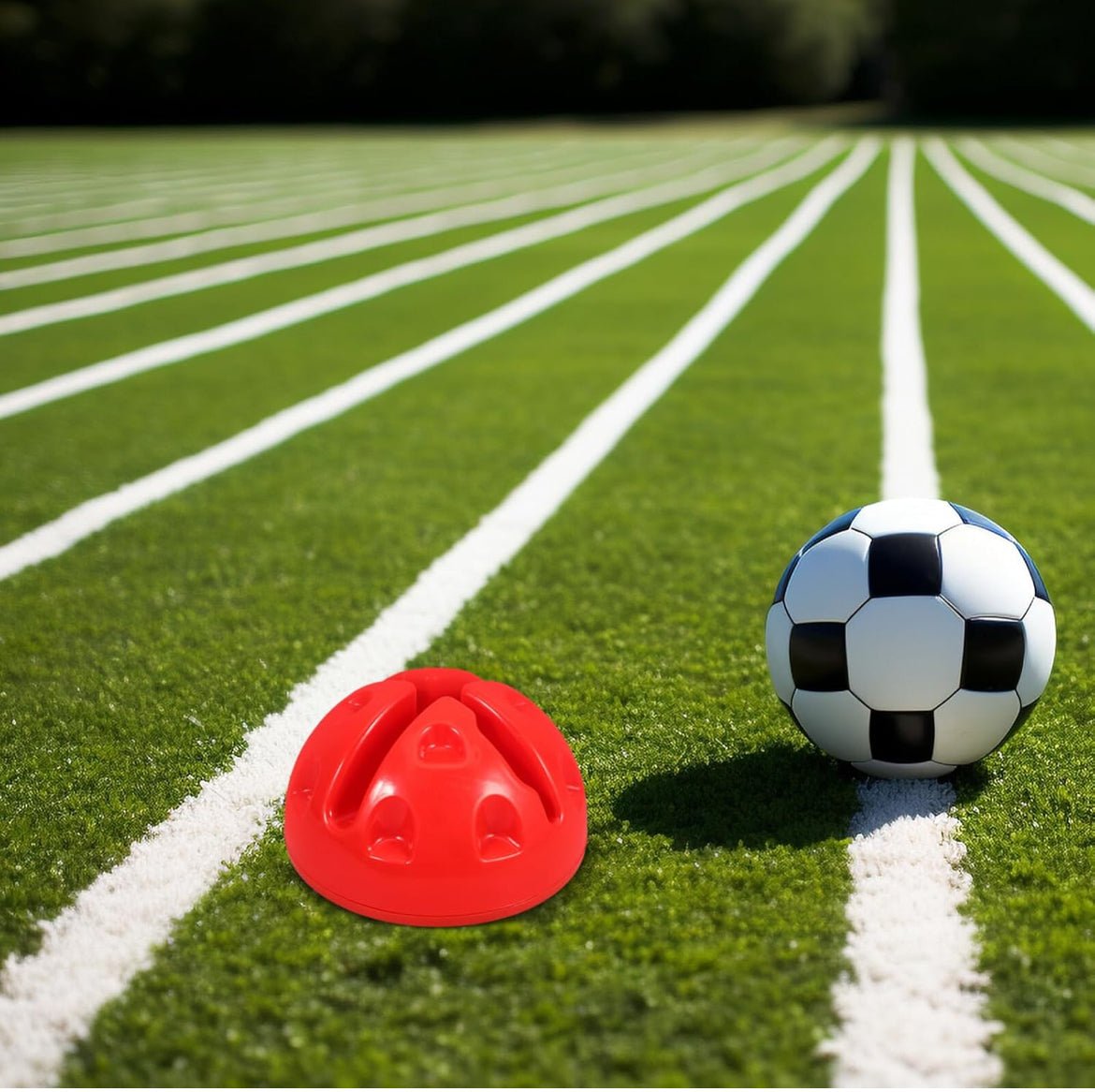Paires Base de drapeau de coin de football remplie d'eau pour l'entraînement d'agilité - Lewndi Tech
